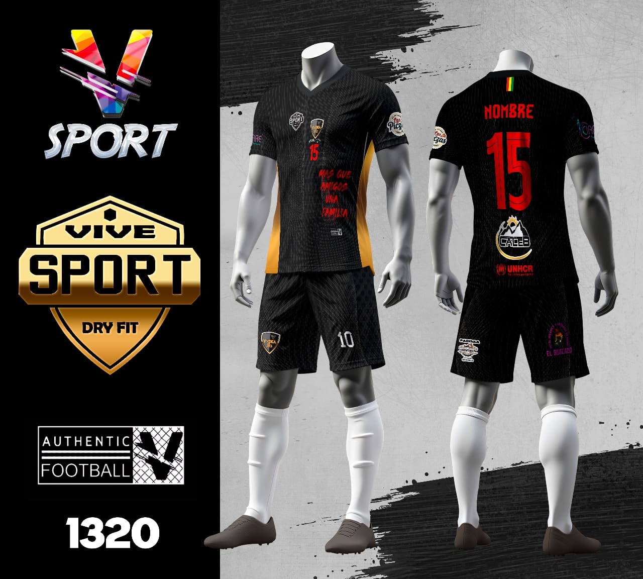 polera y corto sublimado